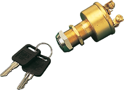 SEA-DOG LINE 420356-1 BRASS 4-POSITION KEY SWITCH